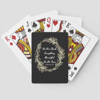Ecclesiastes 311 NIV - Bible Verse Poker Cards