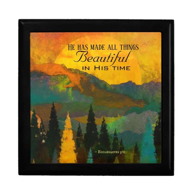 Ecclesiastes 3:11 He has made all things Beautiful Gift Box (Front)
