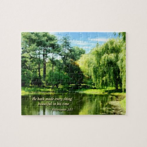 Ecclesiastes 3 11 He Hath Made Everything Beautifu Jigsaw Puzzle