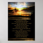 Ecclesiastes 3, 1-8 - Sunrise Inspirational Poster at Zazzle