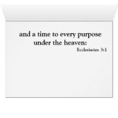 Ecclesiastes 3:1 cards (Inside Horizontal (Bottom))
