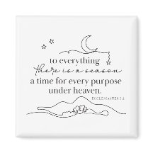 Ecclesiastes 3:1 Kitchen Magnet Home Accent