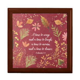 Ecclesiastes 3:4, A time to weep, a time to laugh Gift Box
