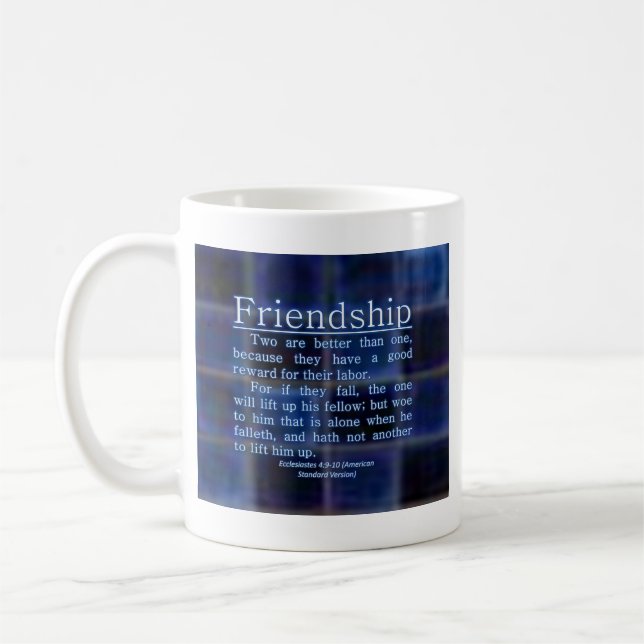 Ecclesiastes 4:9-10 coffee mug (Left)