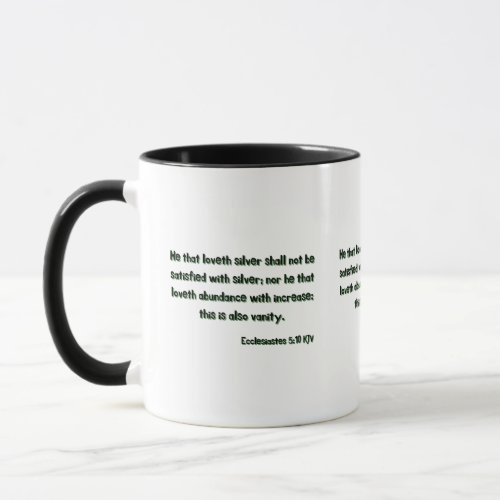 Ecclesiastes 510 KJV Bible Verse Two_Tone Mug