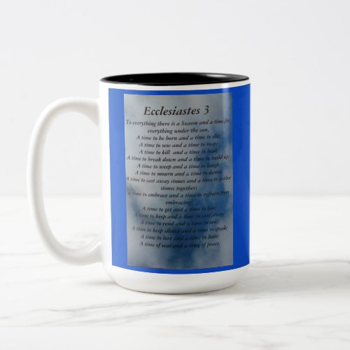 Ecclesiastes mug
