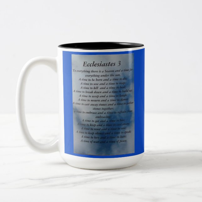 Ecclesiastes mug (Left)