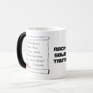 Ecclesiastes quotation color morph mug