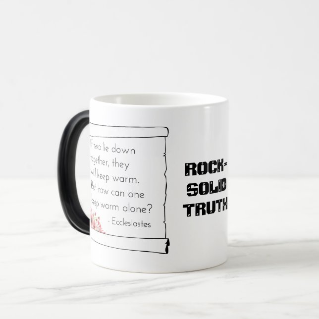 Ecclesiastes quotation color morph mug  (Front Left)