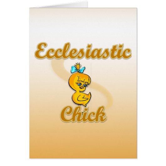 Ecclesiastic Chick (Front)