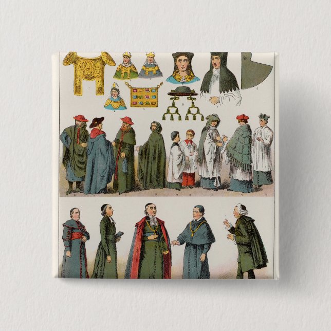 Ecclesiastical Dress Button (Front)