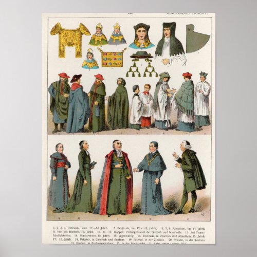 Ecclesiastical Dress Poster