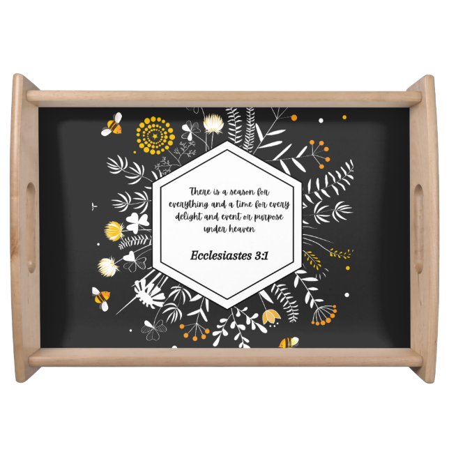 Ecclesiates 3:1 serving tray (Front)