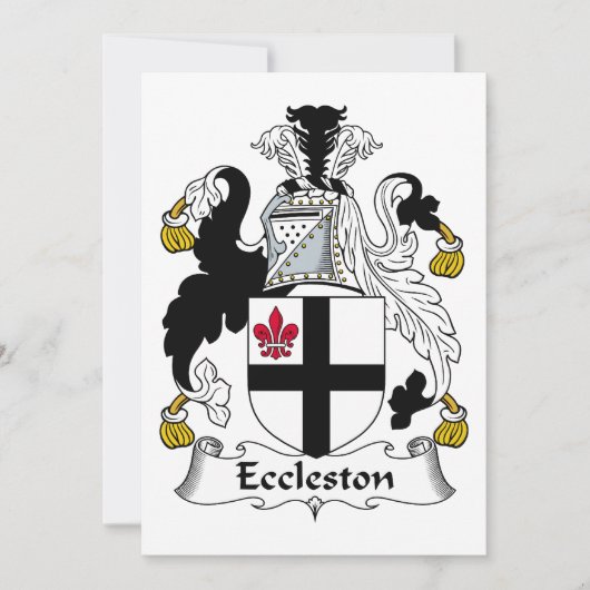 Eccleston Family Crest (Front)