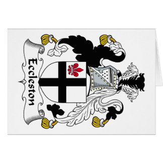 Eccleston Family Crest Cards