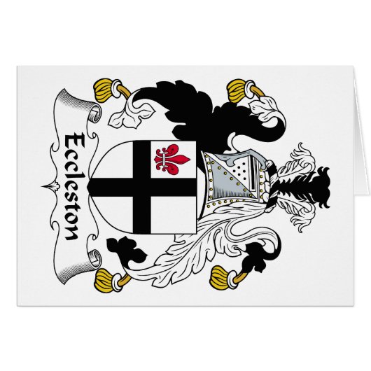 Eccleston Family Crest Cards (Front Horizontal)