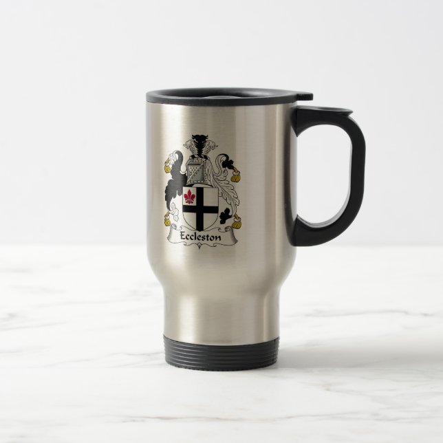 Eccleston Family Crest Travel Mug (Right)