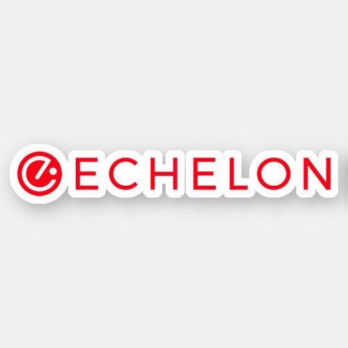 Echelon Logo Sticker