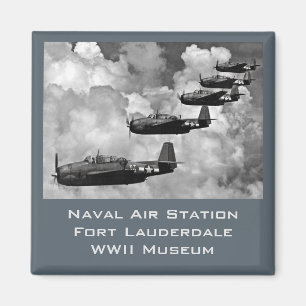 Echelon of Airplanes Magnet