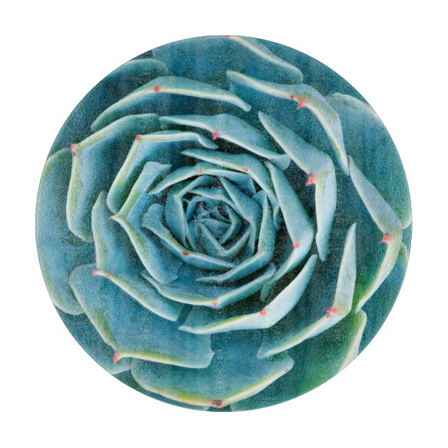 Echeveria Rosette, Secret Garden of Marrakech Cutting Board (Front)
