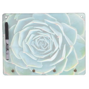 Echeveria Rosette, Secret Garden of Marrakech Dry Erase Board With Keychain Holder
