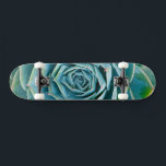 Echeveria Rosette, Secret Garden of Marrakech Skateboard<br><div class="desc">Echeveria rosette (Echeveria elegans),  a semi-desert succulent plant native to Mexico,  Secret Garden of Marrakech,  Medina of Marrakech,  Mouassine neighborhood,  Morocco.</div>