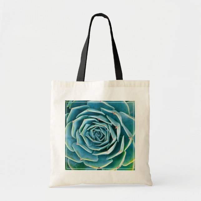 Echeveria Rosette, Secret Garden of Marrakech Tote Bag (Front)