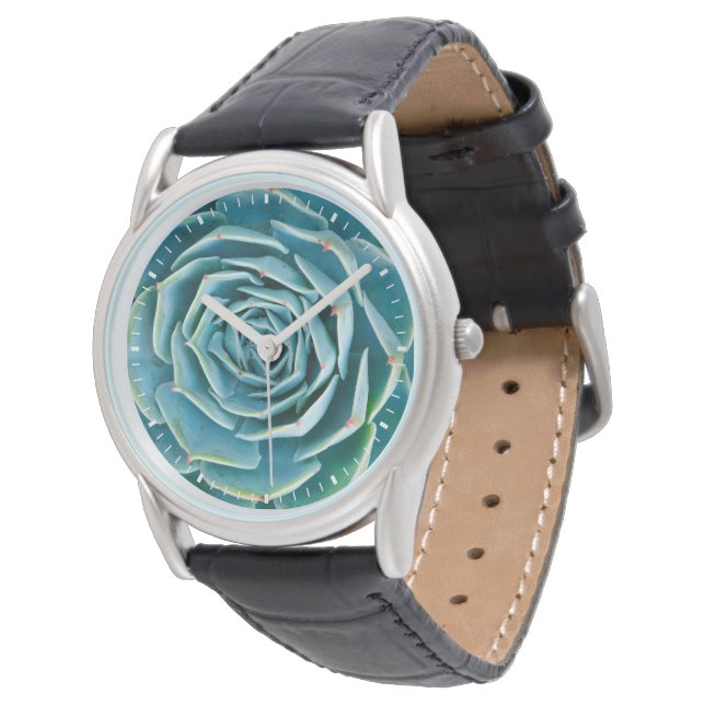 Echeveria Rosette, Secret Garden of Marrakech Watch (Angled)
