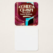 Echidna Chasm cartoon travel poster (Front & Back)