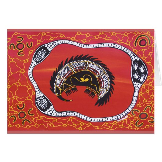Echidna Dreaming Card (Front Horizontal)
