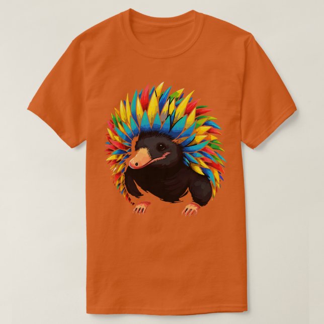 Echidna Smiling T-Shirt (Design Front)