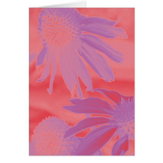 Echinacea #9 Neon Glow Cards (Front)