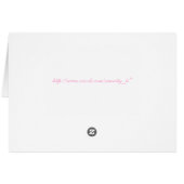 Echinacea card (Back Horizontal)