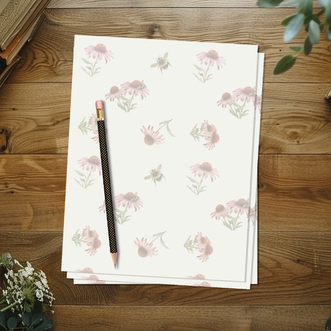 Echinacea Coneflowers Pattern Binder paper (Creator Uploaded)
