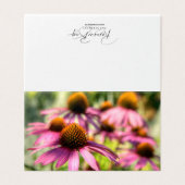 Echinacea floral scene (Outside Unfolded)