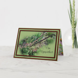 Echinacea & Old Cultivator-customize any occasion Card