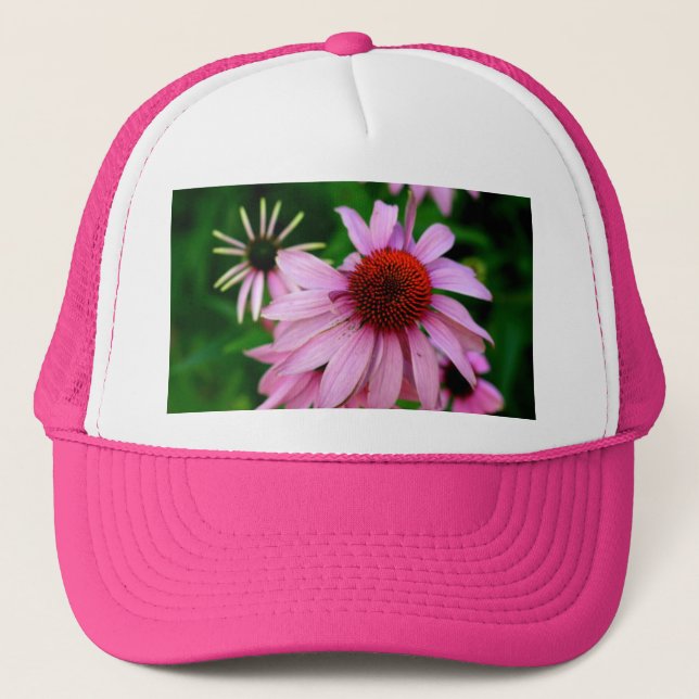 echinacea pink flower hat (Front)