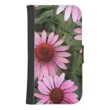 Echinacea Pink Wallet Case