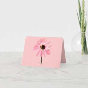Echinacea purpurea thank you card