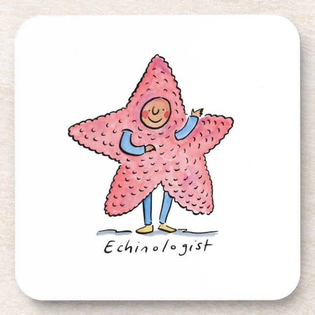 Echinologist Beverage Coaster (Front)