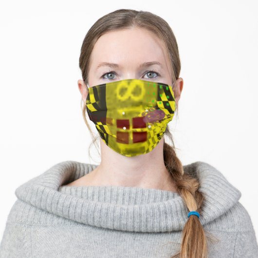 Echo 18 adult cloth face mask (Worn)