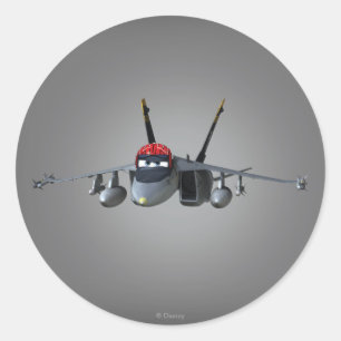 Echo 1 classic round sticker