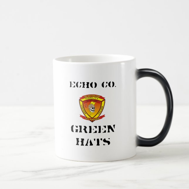 Echo 2/9 Green Hats Color Morph Mug (Right)