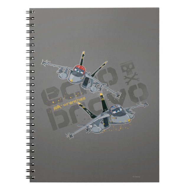 Echo and Bravo Jolly Wrenches Notebook (Front)