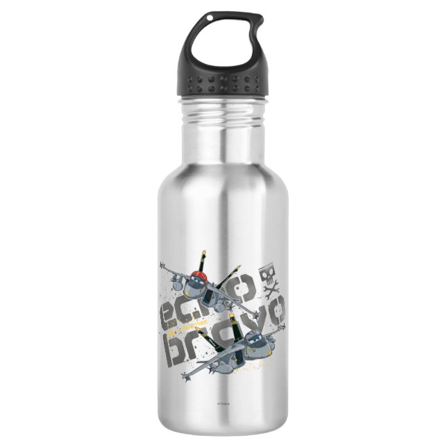 Echo and  Bravo Jolly Wrenches Water Bottle (Front)