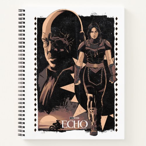 Echo and Fisk Collage Graphic Notebook