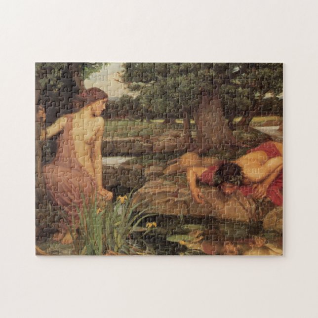 Echo and Narcissus fine art Jigsaw Puzzle (Horizontal)