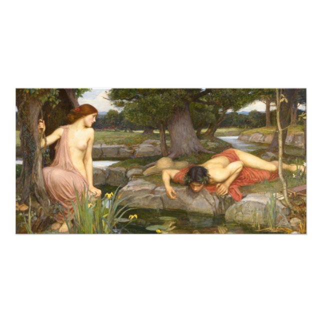 Echo and Narcissus John William Waterhouse Card (Front)