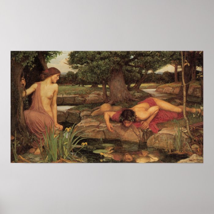 Echo And Narcissus  painted by John William Waterhouse in 1903.
