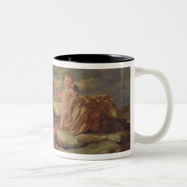 Echo and Narcissus Two-Tone Coffee Mug (Right)